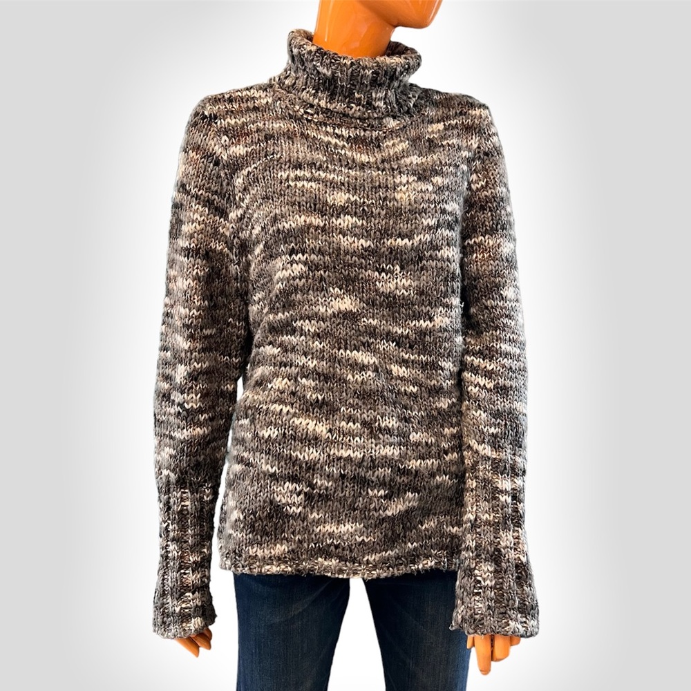 AXCESS Chunky Marled Knit Turtleneck